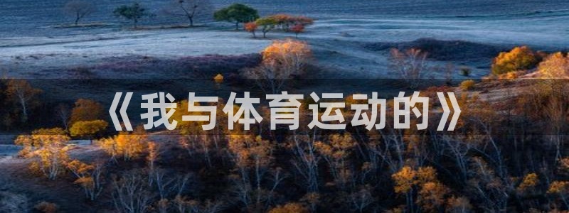 yy易游官网下载平台假的吗是真的吗吗：《我与体育运动
