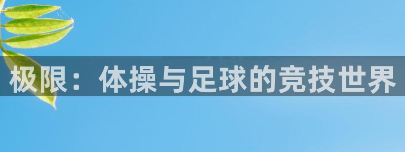 yy易游官网下载注册：极限：体操与足球的竞技世界
